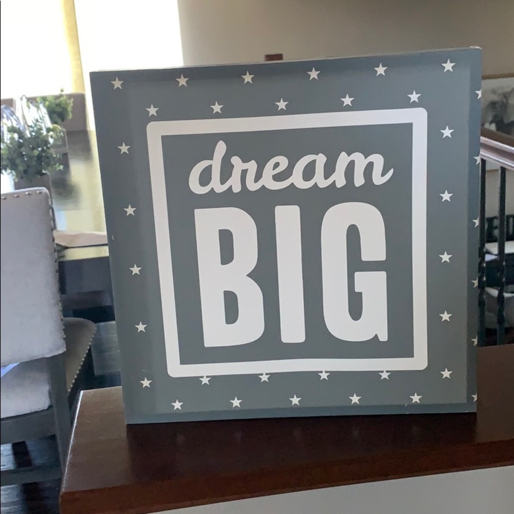 Dream Big stretched Canvas Art